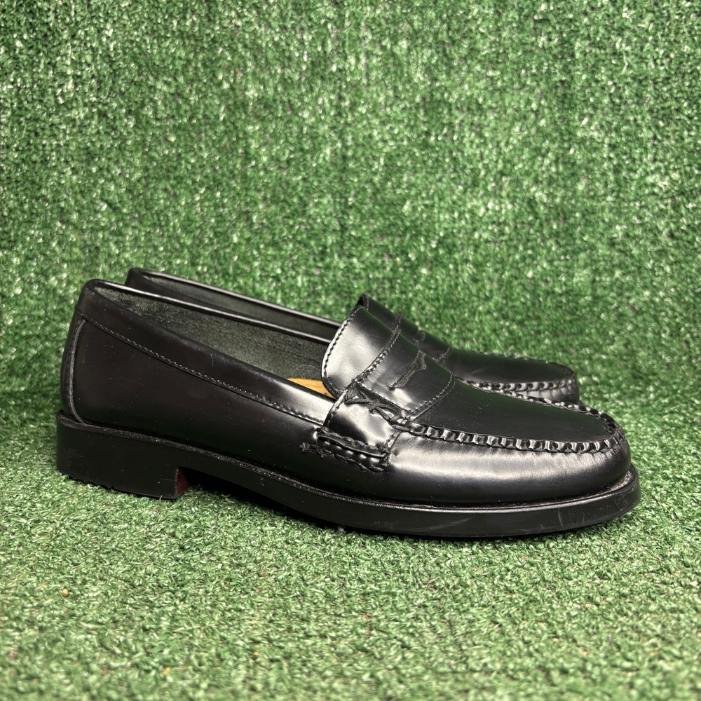 G.H. Bass & Co. Black Leather Penny Loafers
